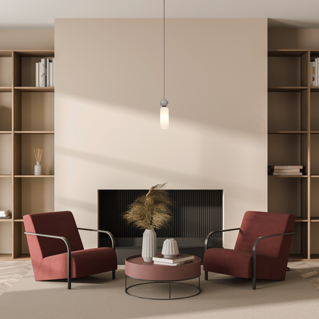 Lampa wisząca Italux Santos PND-95331-1-BK Czarny mat