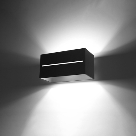 Sollux Lighting Kinkiet LOBO MAXI czarny SL.0530
