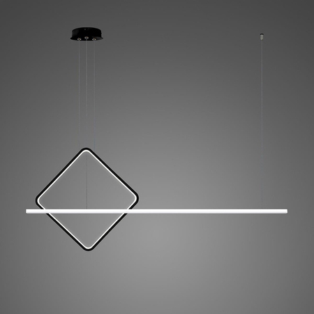 Lampa wisząca Linea No.4 A 40cm czarnobiała 3k