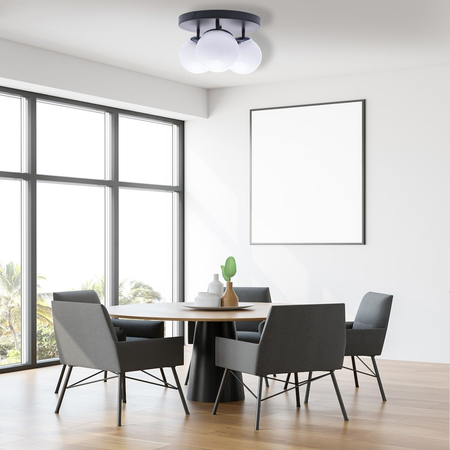 Milagro Lampa sufitowa SFERA BLACK/CHROME 3xE14 MLP8874 CHROM