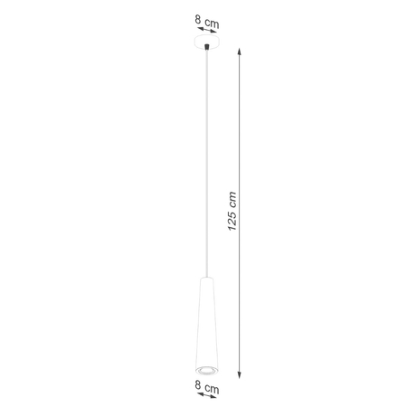 Sollux Lighting Lampa wisząca ELECTRA czarna beton SL.1355