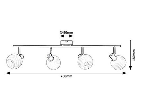 Oczko Rabalux Soraya 3969 zielony
