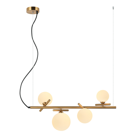 Lampa wisząca Italux Reverso PND-5622-4-BRO-W Mosiężny