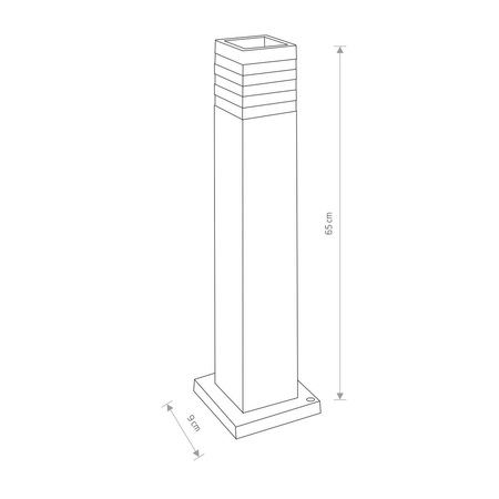 Lampa zewnętrzna OIR Nowodvorski 9158 czarny