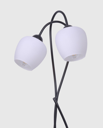Lampa podłogowa BELLA Kaja K-5188 biały/czarny