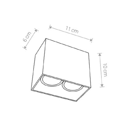 Lampa wewnętrzna Nowodvorski Gap White-9385
