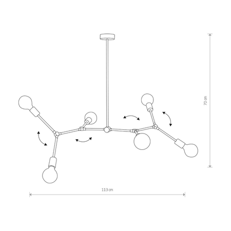 Żyrandol Nowodvorski 9138 Twig