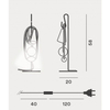 Lampa stołowa Foscarini 289001-02 Filo