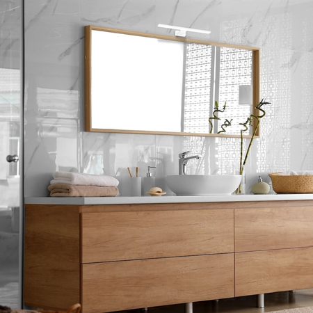 Milagro Kinkiet Shine 30cm 7W LED Biały ML3874 BIAŁY