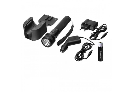 Mactronic Tactical Line THH0055 Latarka patrolowa z dwoma włącznikami i uchwytem ładującym, PATROL LTD, 1000 lm