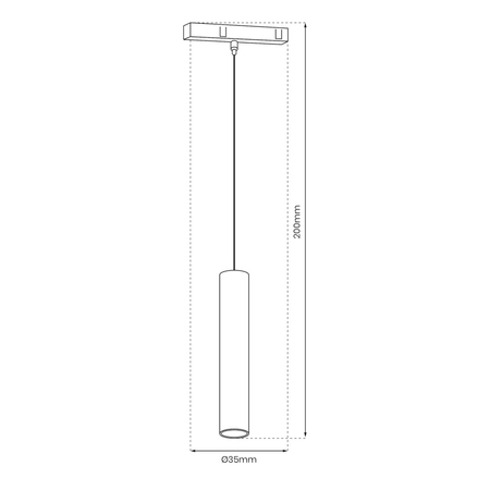 Milagro MAGNETIC TRACK 7W LED ML6629 CZARNY