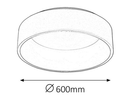 Lampa sufitowa Rabalux Adeline 2508 biały matowy