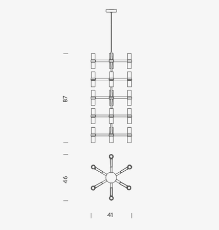 Żyrandol Nemo CROHLW58 Crown Multi