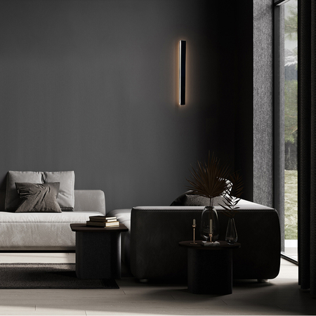 Light Prestige Kinkiet Bodo 60 cm czarny IP54 LED CCT LP-789/1W 60 BK