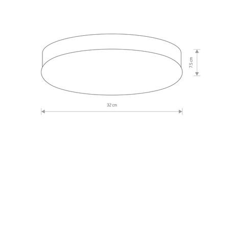 Plafon KASAI Nowodvorski 7952 biały/czarny