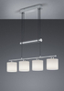 Lampa wisząca Trio 305400401 biały/srebrny