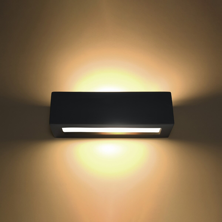 Sollux Lighting Kinkiet ceramiczny VEGA czarny SL.0878