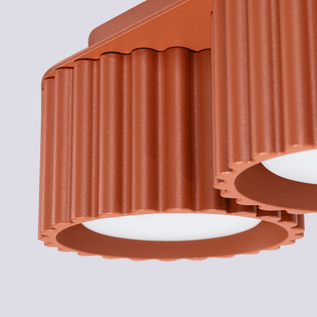 Sollux Lighting Plafon AURA 2 ochra czerwona Gx53 SL.1803