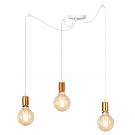 Lampa wisząca SPARK 3 WHITE Emibig 447/3 biały
