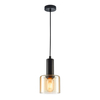 Lampa wisząca Italux PND-65342-1-BK+AMB Santia