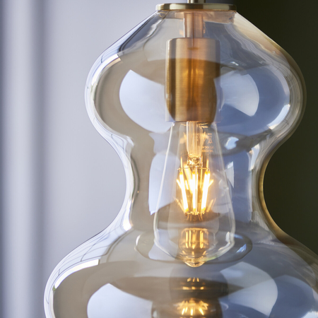 Lampa wisząca Endon Lighting Kelda Shaped 106681 mosiądz