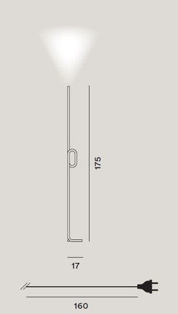 Lampa podłogowa Foscarini 294003D-20 Tobia