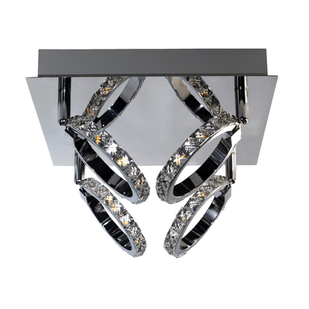 Light Prestige Plafon Carrara srebrny LED 3000K LP-1864/4C
