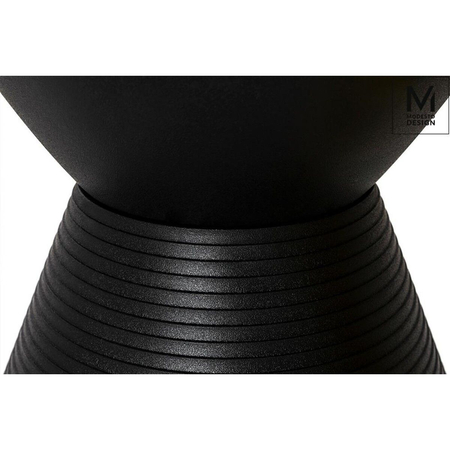 MODESTO stołek TAMBURO czarny - polipropylen