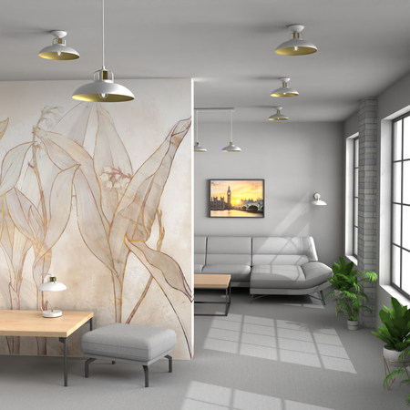 Milagro Lampa wisząca Felix 1xE27 Biały/Złoty MLP7704 Biel / Złoto