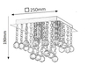 Lampa sufitowa Rabalux Corinna 2617 chrom