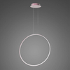 Lampa wisząca Ledowe Okręgi No.1 X 80cm 4k różowo złota Dali