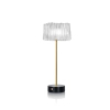 Lampa stołowa Slamp ACCORDÉON - PRISMA/WHITE ACRT000PRW000BT000EU biały