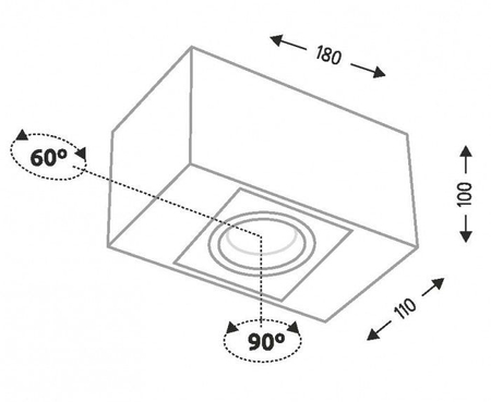 Lampa sufitowa Seto 1214 Shilo