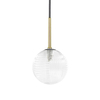 Lampa wisząca Kaja AURA K-5680 transparent, czarny