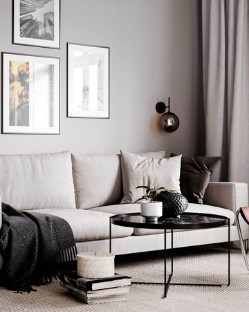 Kinkiet By Rydens Boyle 4300560-4505 smokegrey