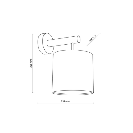 Kinkiet DEVA TK Lighting 6106 beżowy