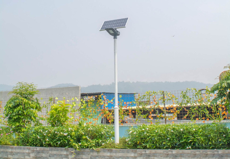 Lampa uliczna solarna LED Greenie 40W Bluetooth, PIR, wskaźnik RGB