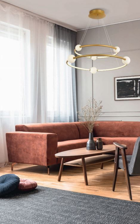 Lampa wisząca LED Italux PND-20112035-1A-GD Lozanna