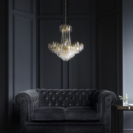 Endon Lighting Lampa wisząca 96819-GO złoty