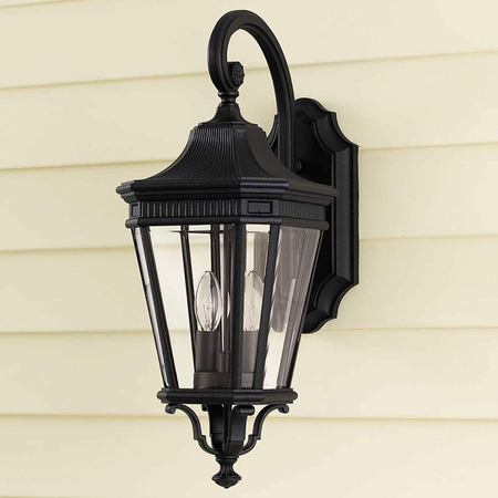 Lampa zewnętrzna Elstead Lighting Cotswold Lane czarny FE-COTSLN2-M-BK