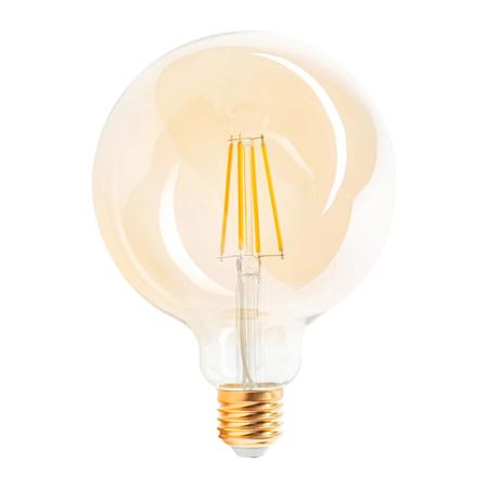 Żarówka Zuma Line ORO-E27-G80-FL-AMBER-6W-DIMM-WW