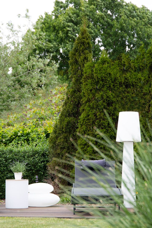 Lampa stojąca No.1 zewnętrzna ogrodowa 2700K RGB 160cm, biały 32563L