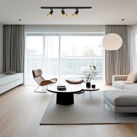 Milagro Oprawa Tulip Track Czarny 1xGU10 ML1205 CZARNY