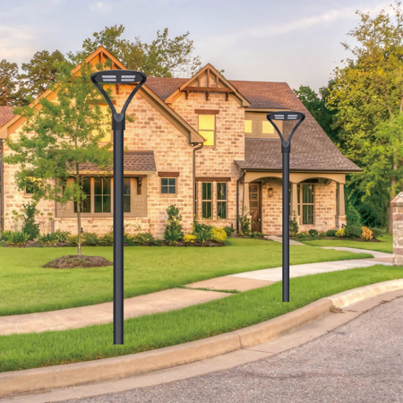 Lampa parkowa LED Greenie Altos 170lm/W z regulacją mocy 30-40-60W i CCT 2200-4000K z pilotem