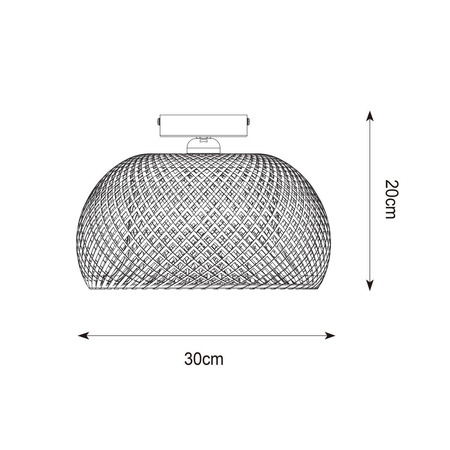 Lampa sufitowa JUNO Zuma Line CL16107-D30 czarny