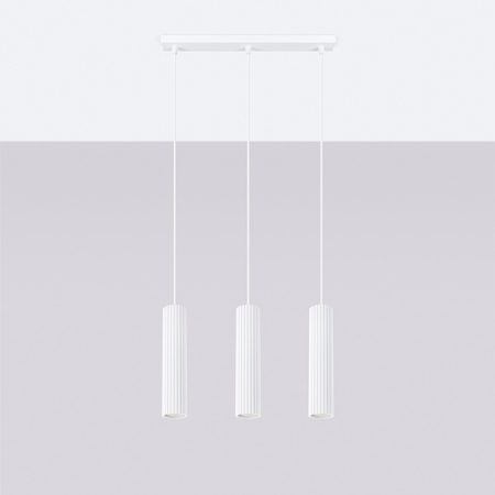 Sollux Lighting Lampa wisząca KARBON 3L biały SL.1537