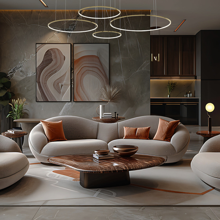 Milagro Lampa wisząca Saturno Gold 120W LED ML0849 ZŁOTY