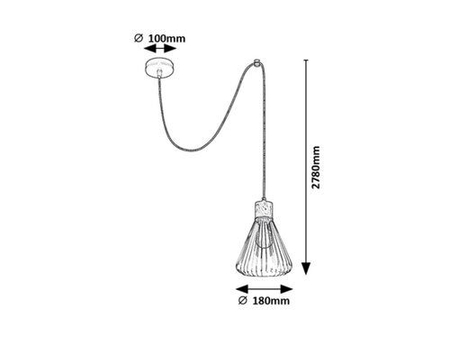 Lampa wisząca Rabalux Farfalle 3148 czarny