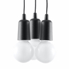 Sollux Lighting Lampa wisząca DIEGO 3 czarna SL.0573