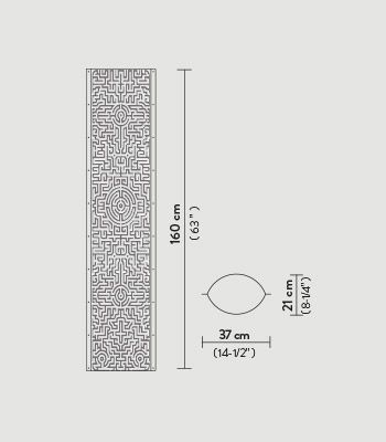 Lampa podłogowa Slamp TUBFXL0FAR00000000EU Faena Art